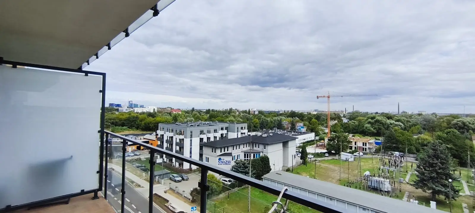 Realizacja siatki na balkonie